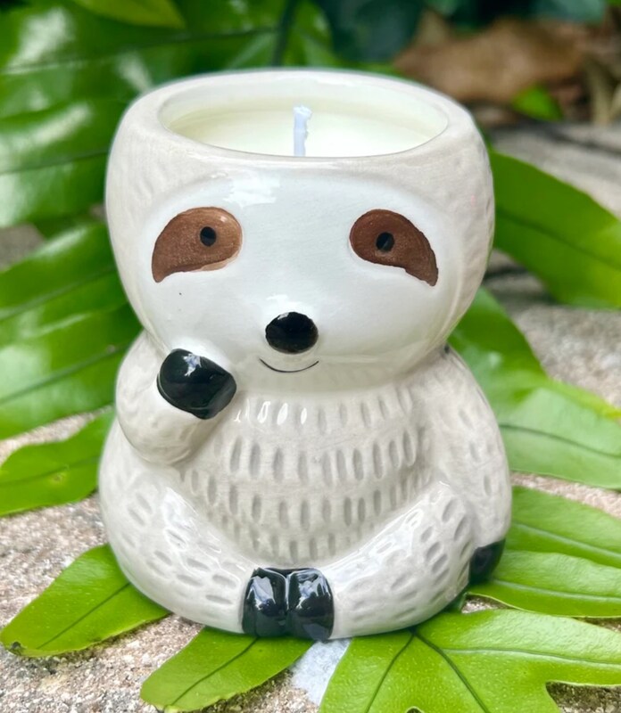 Sloth Home Decor, Sloth Candle